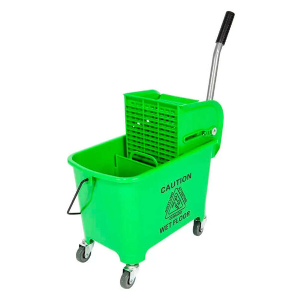 Atley 20L Mopping Trolley and Wringler- Green